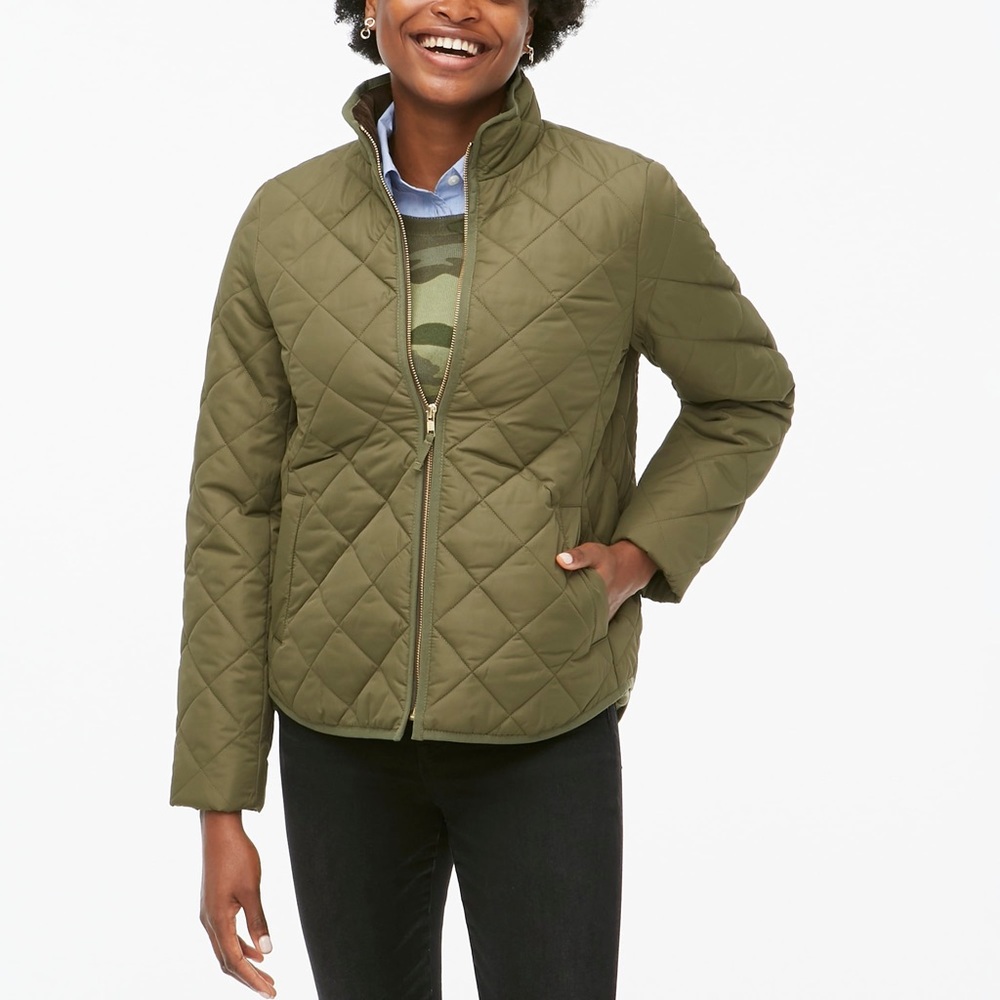 J. Crew Quilted Puffer Jacket coat